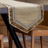 Marima - Beige Burlap Decorative Table Runner