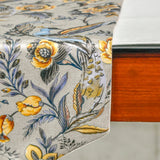 Merlin - Grey Satin Decorative Table Runner