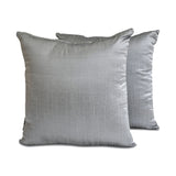 Silver Gray Luxury Throw Cushion Cover