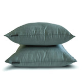 Smoky Green Luxury Pack of 2 - Smoky Green Art Silk Throw Cushion Cover