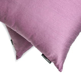 Lilac Art Silk Throw Cushion Cover Pack of 2 - Lilac Luxury