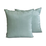 Dusky Blue Pack of 2 - Dusky Blue Art Silk Throw Cushion Cover