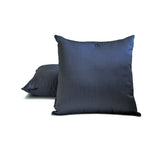 Midnight Blue Luxury Pack of 2 - Midnight Blue Art Silk Throw Cushion Cover