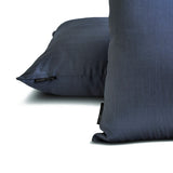 Midnight Blue Luxury Pack of 2 - Midnight Blue Art Silk Throw Cushion Cover