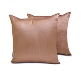 Copper Luxury Throw Cushion Cover