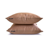 Copper Luxury Pack of 2 - Copper Art Silk Throw Cushion Cover