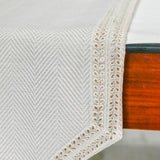Eleganza - Ivory Jute Linen Decorative Table Runner