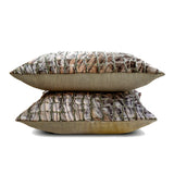 Prowl & Pounce - Brown Velvet Lumbar Cushion Cover