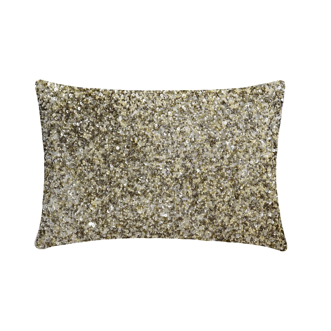 Silver Luminescence Lumbar Cushion Cover