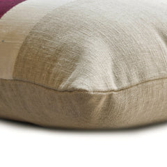 Berry Silk Essence - Berry Pink Silk Lumbar Cushion Cover