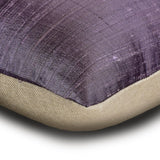 Purple Silk Essence - Purple Silk Lumbar Cushion Cover
