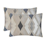 Stitch Story - Beige Linen Lumbar Cushion Cover