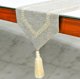 Pearl Coast - Beige Jute Decorative Table Runner