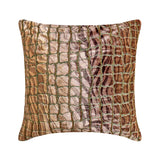 Safari Track - Brown Velvet Throw Cushion Cover