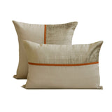 Corduroy Cozies Beige - Beige Corduroy Lumbar Cushion Cover
