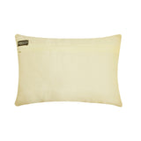 Glittering Gold - Gold Art Silk Lumbar Cushion Cover