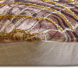 Roar & Ripple - Brown Velvet Lumbar Cushion Cover