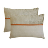 Corduroy Cozies Beige - Beige Corduroy Lumbar Cushion Cover