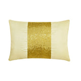 Glittering Gold Lumbar Cushion Cover