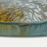 Damask Frost - Silver Burnout Velvet Throw Cushion Cover