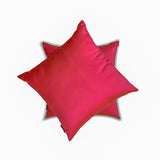 Pink Orange Luxury - Pink & Orange Silk Throw Cushion Cover Pack of 2