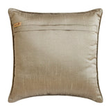 Angular Alchemy - Beige Jacquard Throw Cushion Cover