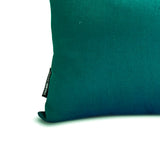Peacock Green Luxury - Peacock Green Silk Throw Cushion Cover Pack of 2