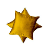 Dark Gold Luxury - Dark Gold Silk Throw Cushion Cover Pack of 2