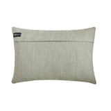 June Mix - Grey Linen & Jute Lumbar Pillow Cover