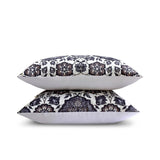 Leila - Gray Velvet Lumbar Pillow Cover