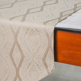 Cecilia - Beige Jacquard Decorative Table Runner