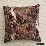 Cockatoo Sage - Sage Cotton Throw Cushion Cover
