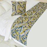 Abstract Array Decorative Bed Runner and Cushion Cover