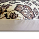 Golestan - Velvet Suede Grey, Blue & Brown Decorative Bed Runner and Cushion Cover