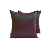 Green Fuchsia Luxury Throw Cushion Cover