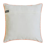 Peachy Petals - Peach Cotton Throw Cushion Cover