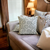 Hazel - White Cotton Throw Cushion Cover