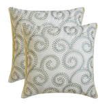 Hazel - White Cotton Throw Cushion Cover