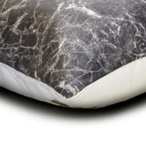Dendrite Touchstones - Gray Suede Lumbar Pillow Cover