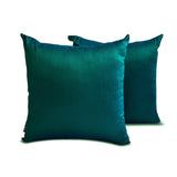 Peacock Green Luxury Throw Cushion Cover