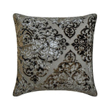 Damask Spell Gray Throw Cushion Cover