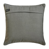 Damask Spell Gray - Gray Velvet Throw Cushion Cover