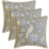 Ava Gray - Gray Cotton Linen Throw Cushion Cover