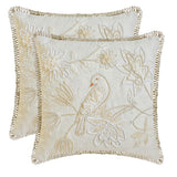 Ava White - White Cotton Linen Throw Cushion Cover