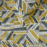 Abstract Array - Cotton Chartreuse Decorative Bed Runner and Cushion Cover