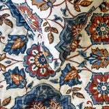 Noori - Velvet Blue Decorative Bed Runner and Cushion Cover