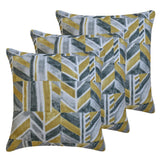 Merger - Chartreuse Green Cotton Canvas Throw Cushion Cover