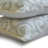 Hazel - White Cotton Throw Cushion Cover