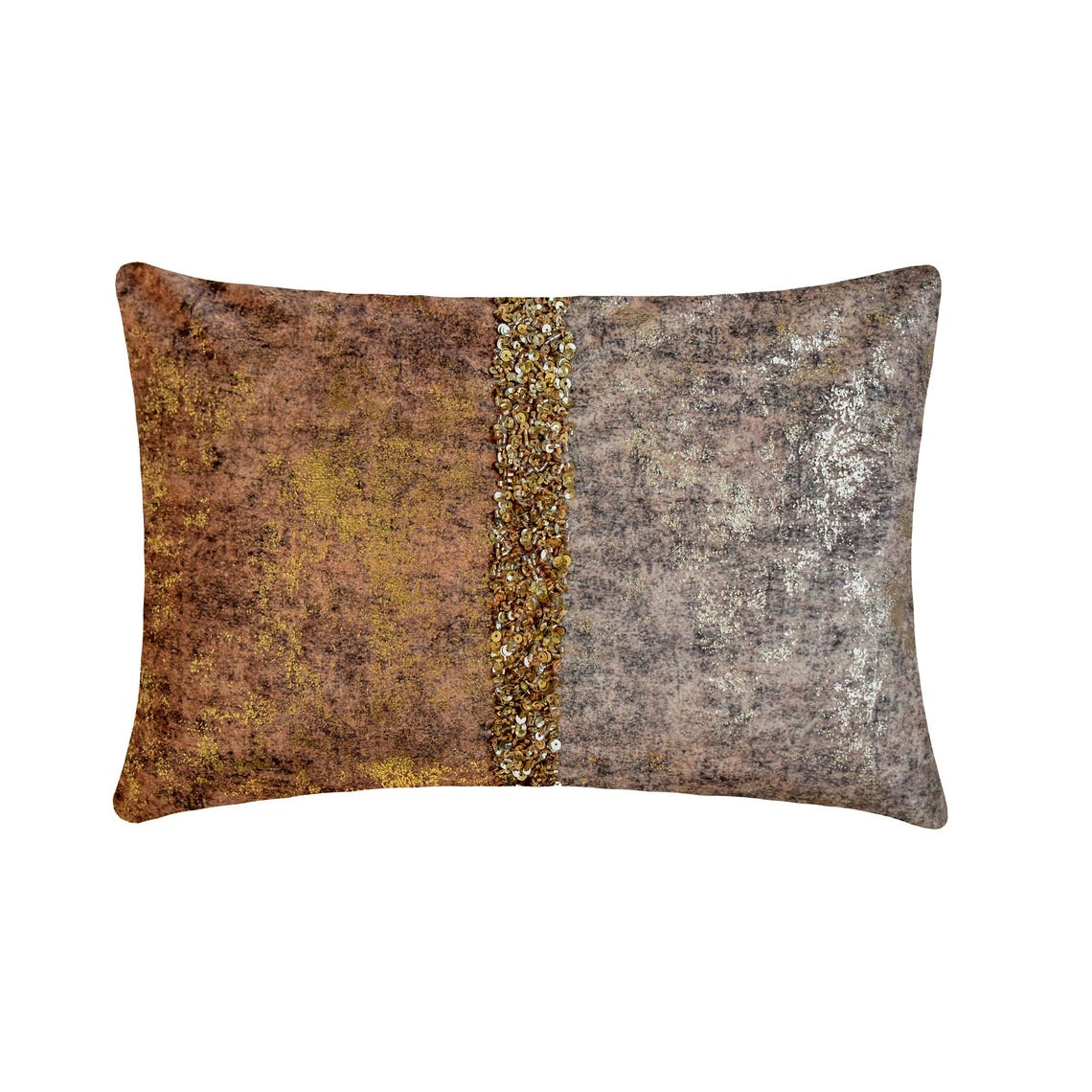 Shimmering Corrosion Lumbar Pillow Cover