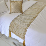 Auric Gem Decorative Bed Runner and Cushion Cover